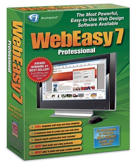 《网站设计应用》(avanquest vcom web easy p